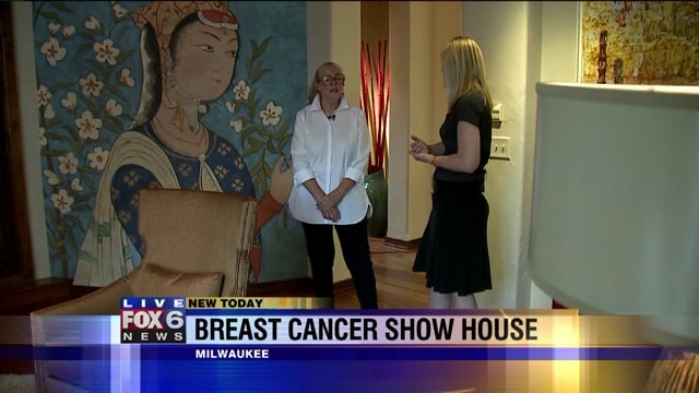 Laura tours the Breast Cancer Showhouse