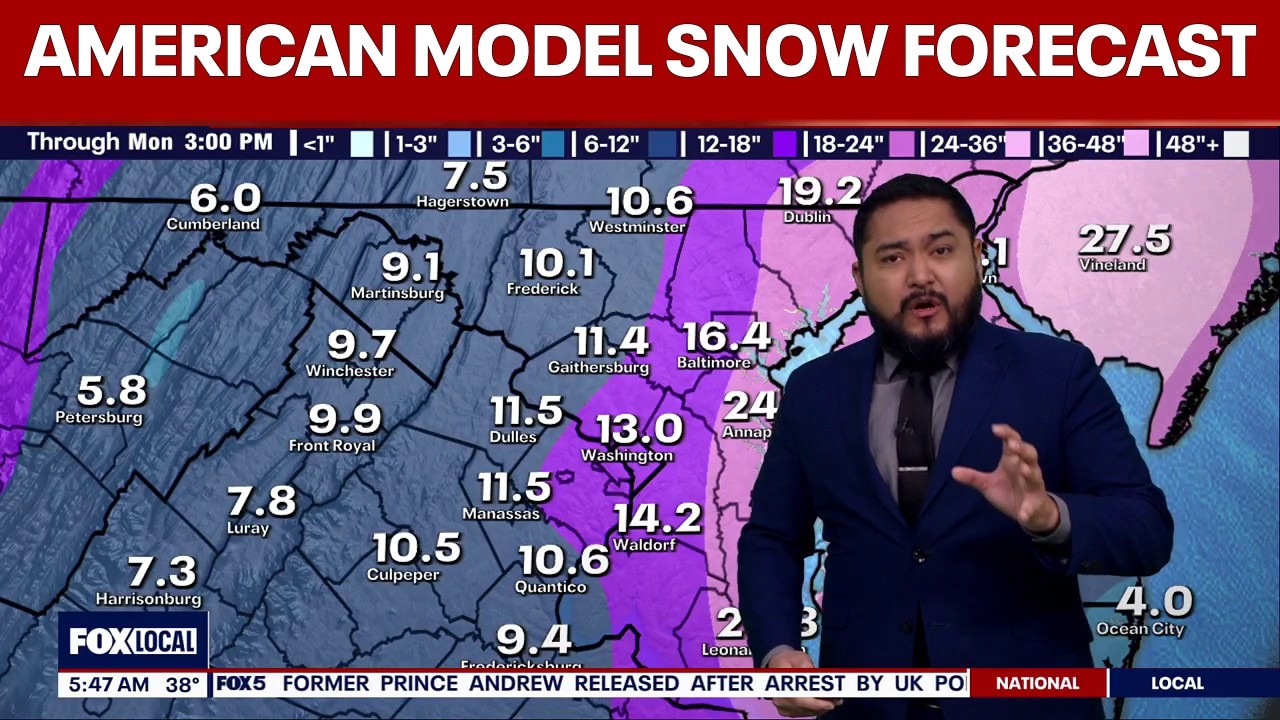 DC Weather Snow Forecast: Weekend wintry mix threatens DMV