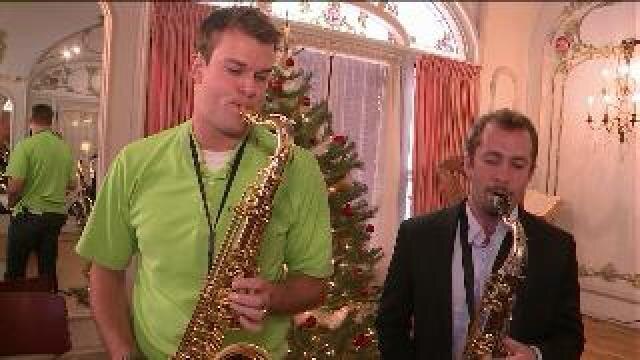 Chip gets musical at Festival of Music and Trees