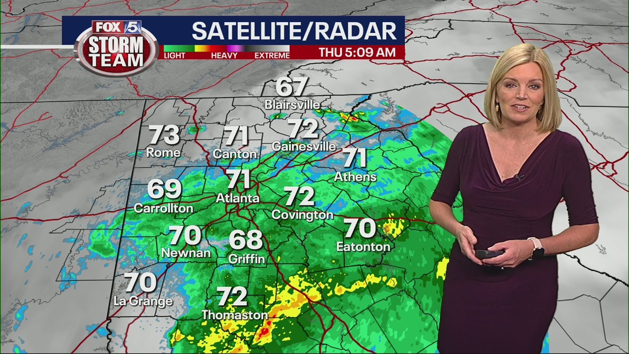 Thursday morning weather forecast