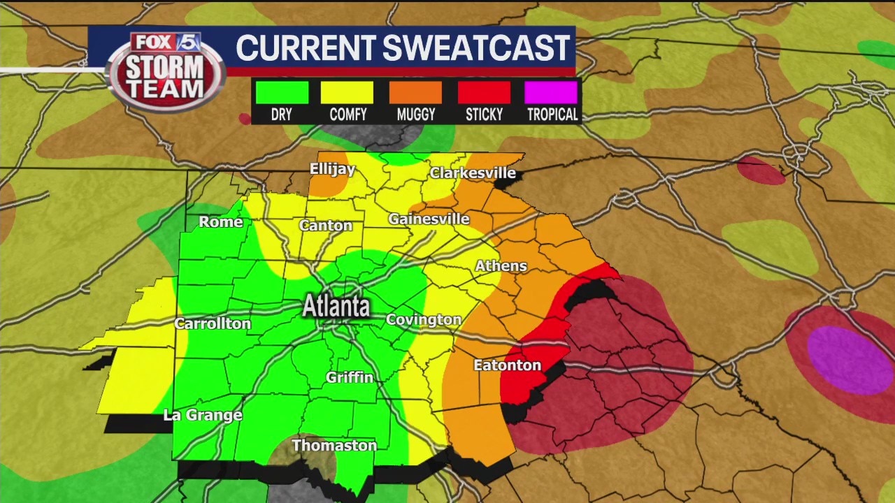 Friday afternoon forecast