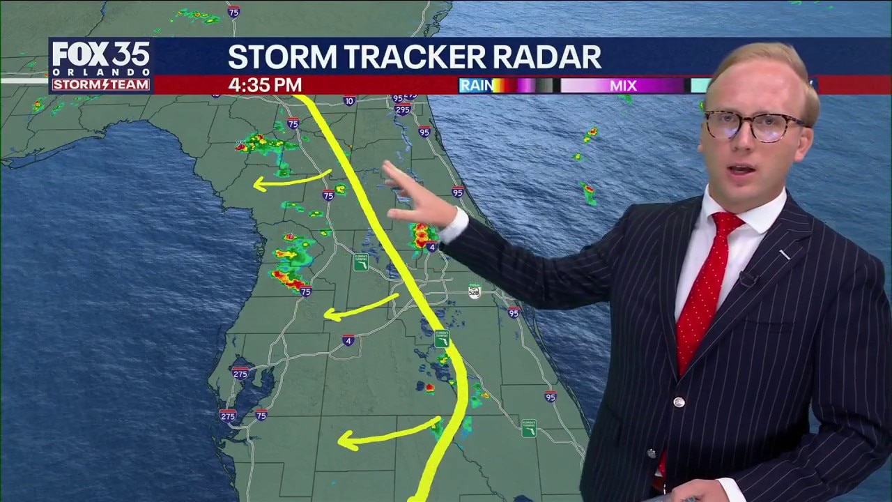 Orlando Weather Forecast: Tracking showers and storms