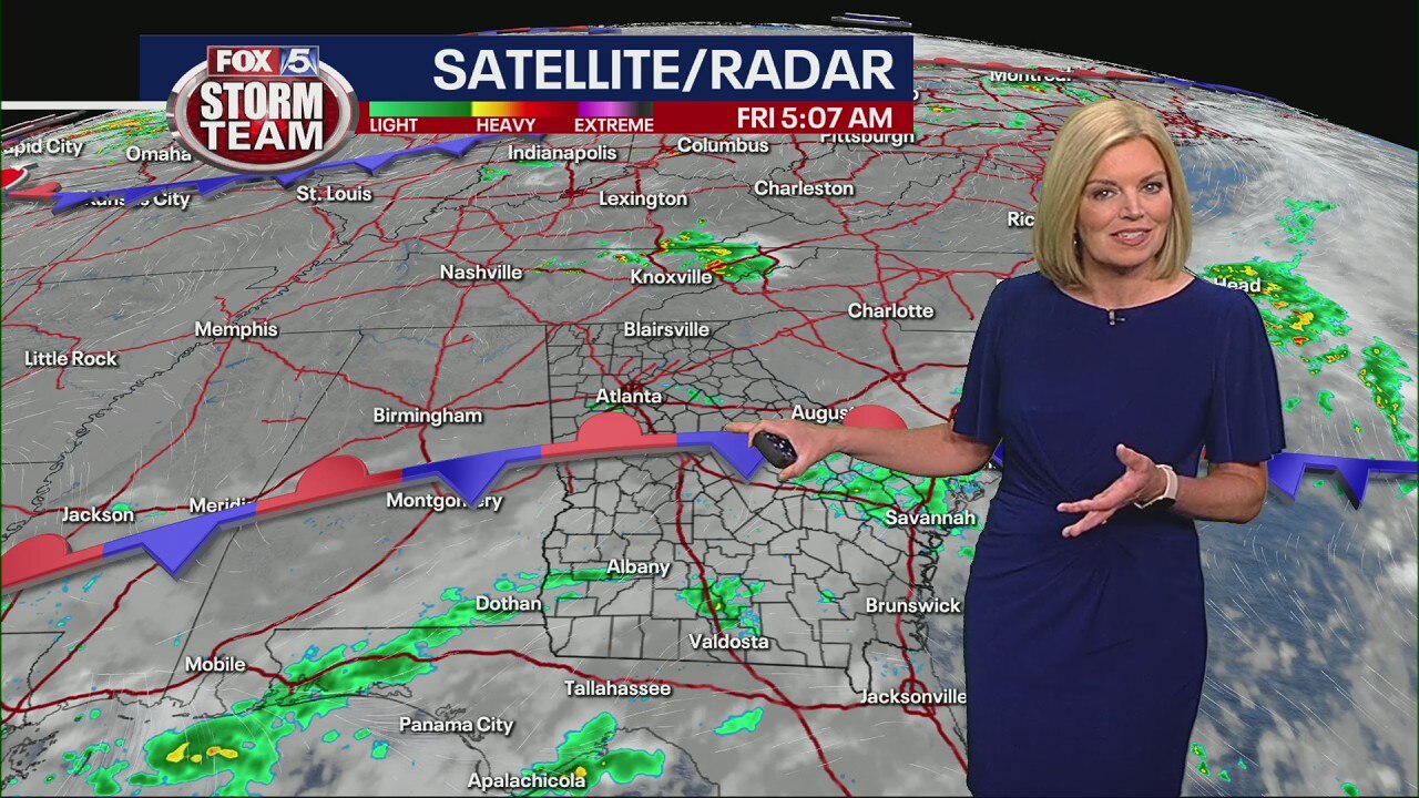 Friday morning weather forecast