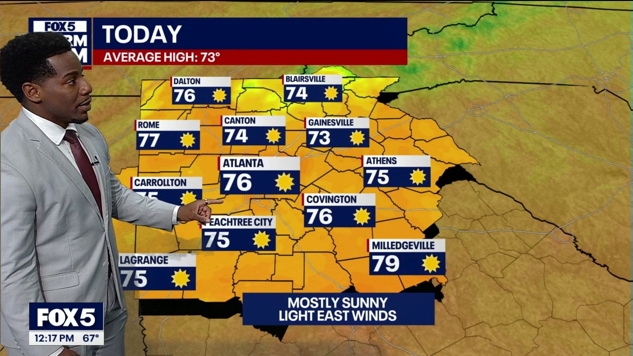 Wednesday midday weather forecast