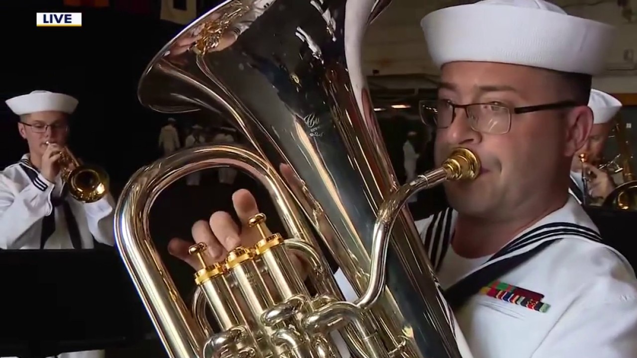 On the USS Kearsarge during Fleet Week Houston