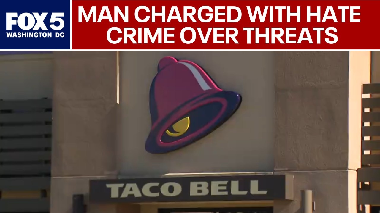 Maryland man charged with hate crime for threatening Taco Bell employee