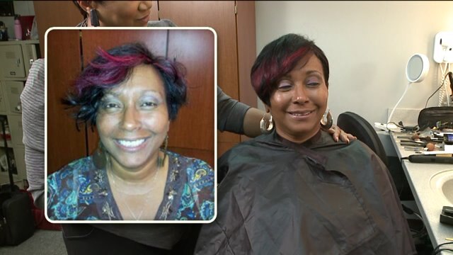 Finishing the wigging process