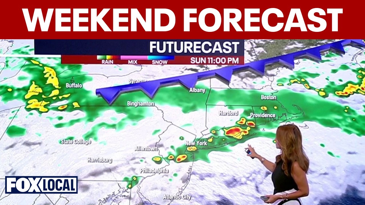 NYC weather forecast: Humidity returns with pop-up showers heading into Sunday