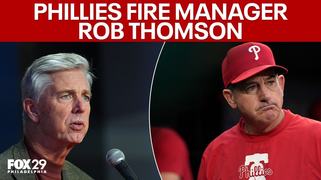 Phillies fire manager Rob Thomson, Don Mattingly named interim manager