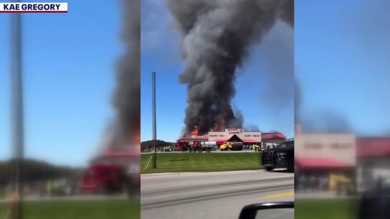Fire breaks out at Farmer's Creamery in Mio 
