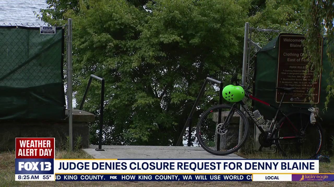 Judge denies closure request for Denny Blaine Park