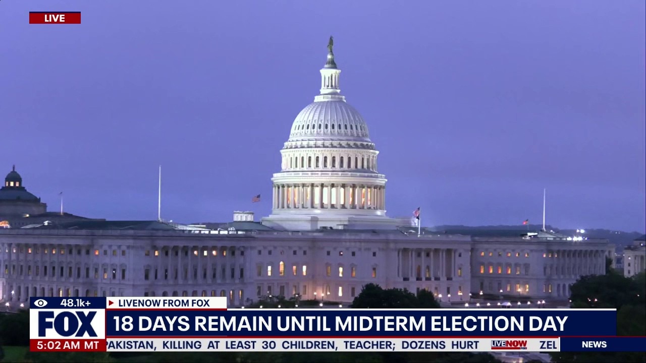 18 days until midterm elections