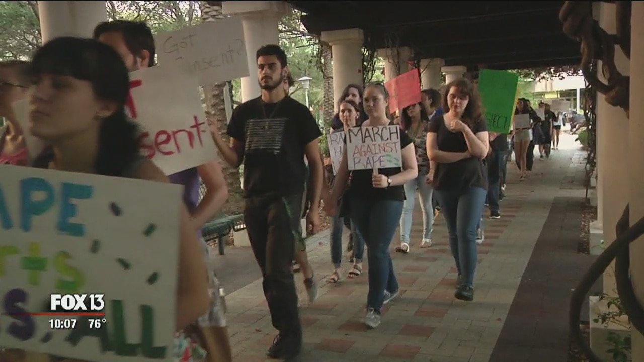 Survivors, supporters march to Take Back the Night