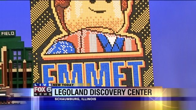 LEGO bricks, less than an inch long, transforming into larger than life displays -- but where?
