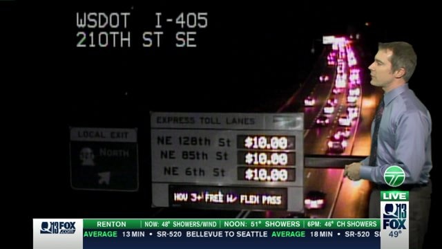 I-405 Express Toll Lanes reach all-time high of $10