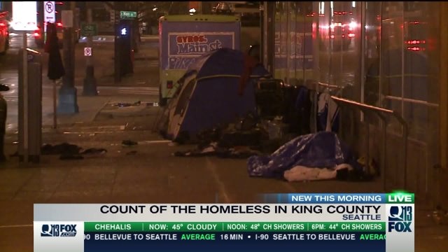 Searching the streets: How many people are homeless in King County?
