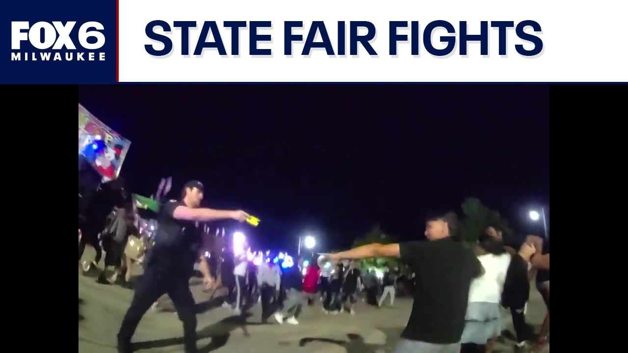 Bodycam video: Police response to Wisconsin State Fair disturbances