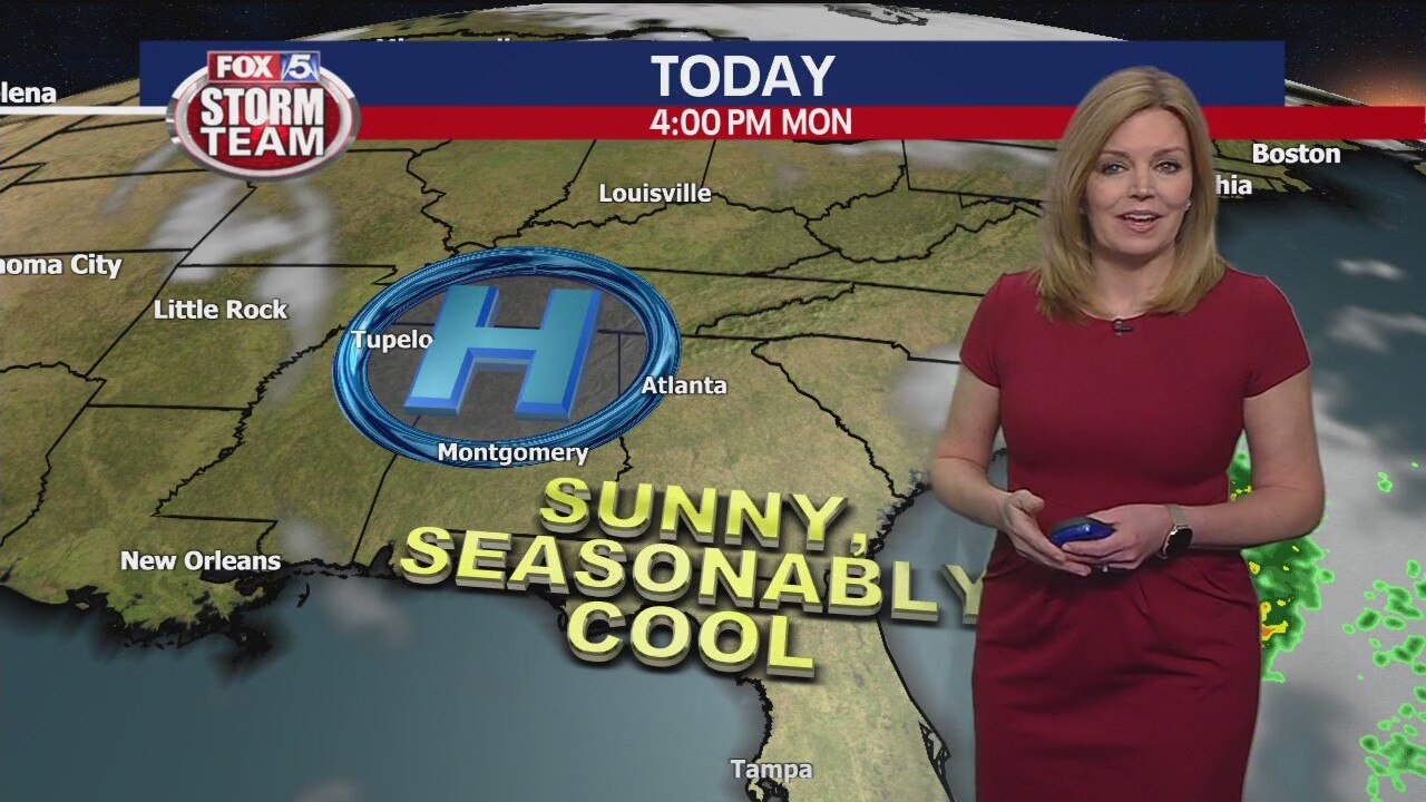 Monday morning weather forecast