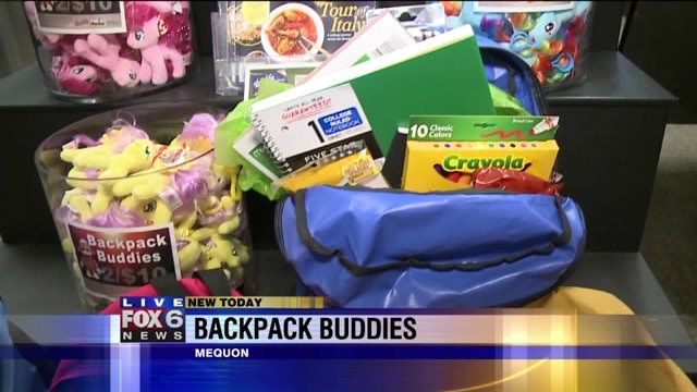 Laura hangs at Sendik`s in Mequon to learn all about Backpack Buddies