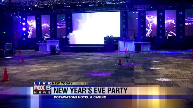 Get the party started early: Potawatomi Hotel & Casino offers plenty of options