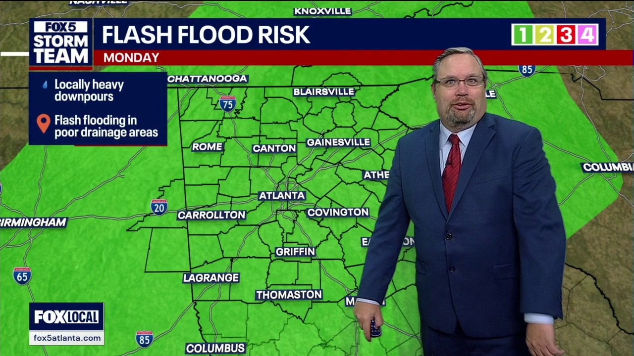 Sunday evening weather forecast