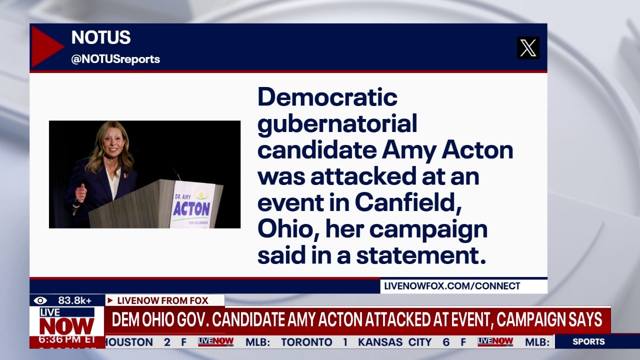 Dem Ohio gov. candidate attacked at campaign event
