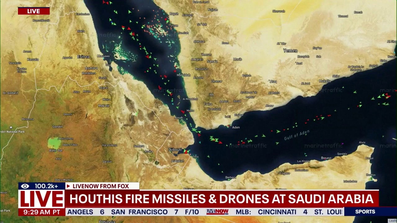 Houthi rebels fire missiles & drones at Saudi Arabia