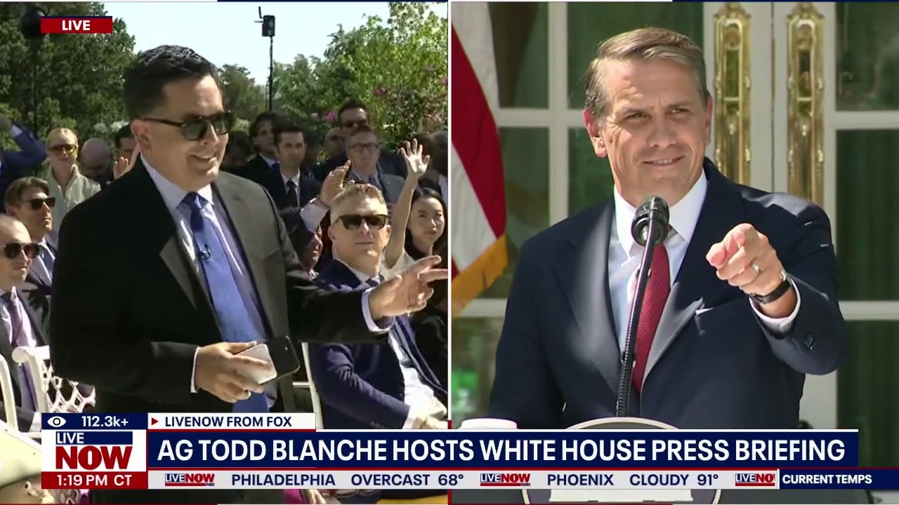 AG Todd Blanche hosts White House press briefing