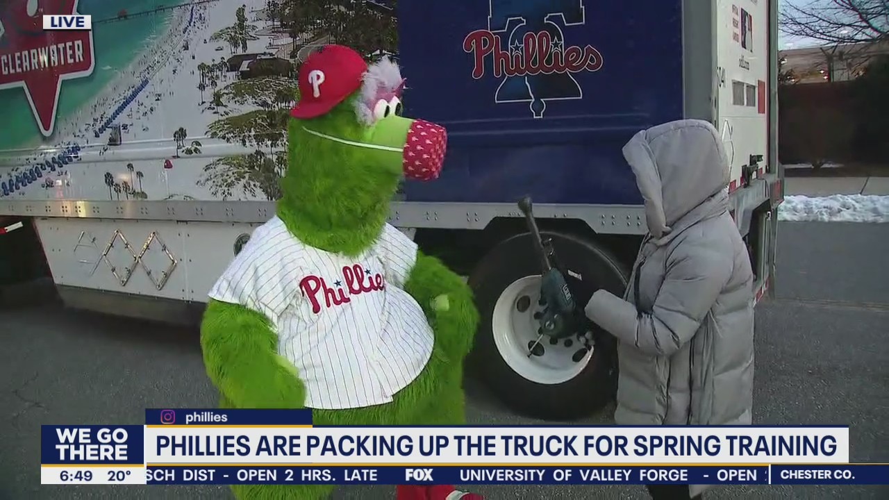 Phillies pack up the truck for Spring training