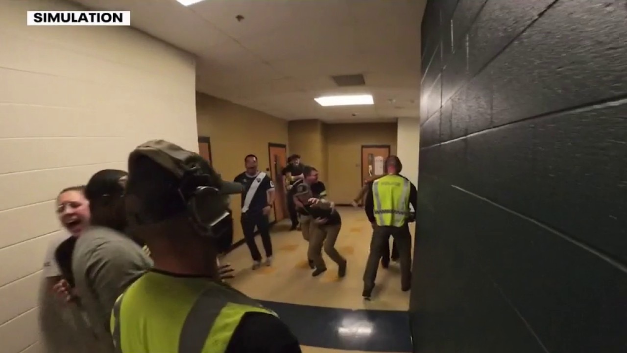 Police active shooter training simulation provides firsthand look
