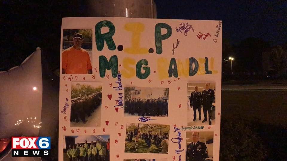 Vigil for Army vet