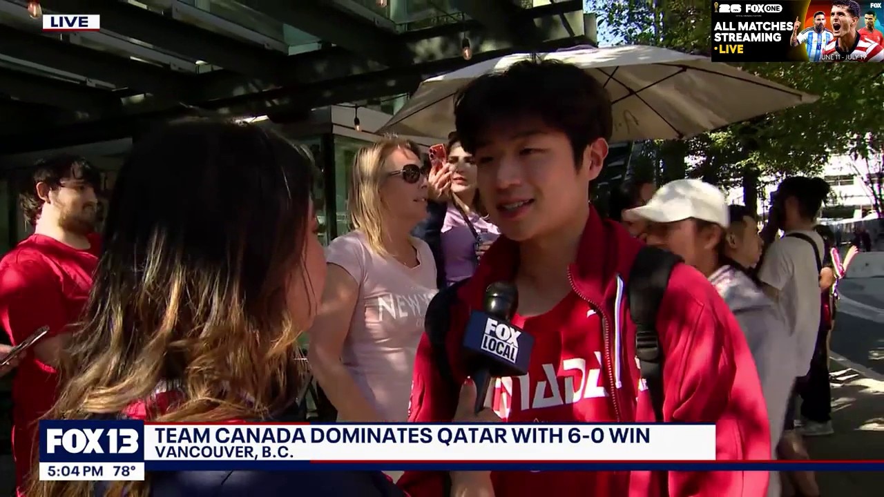 Canada dominates Qatar 6-0 in Vancouver, BC World Cup match