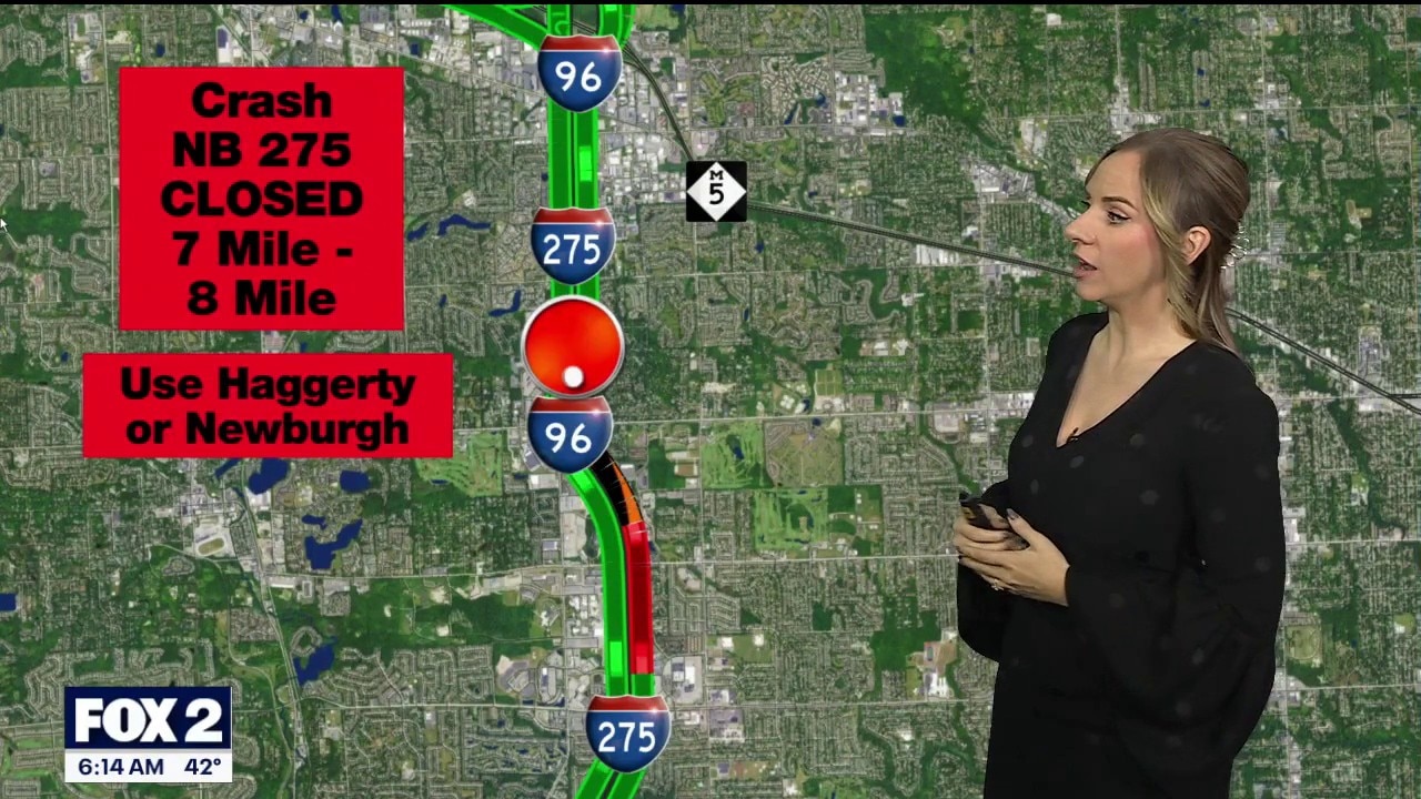 Crash on I-275 NB causes closure