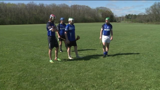 Chip hits the field, puts his hurling skills to the test