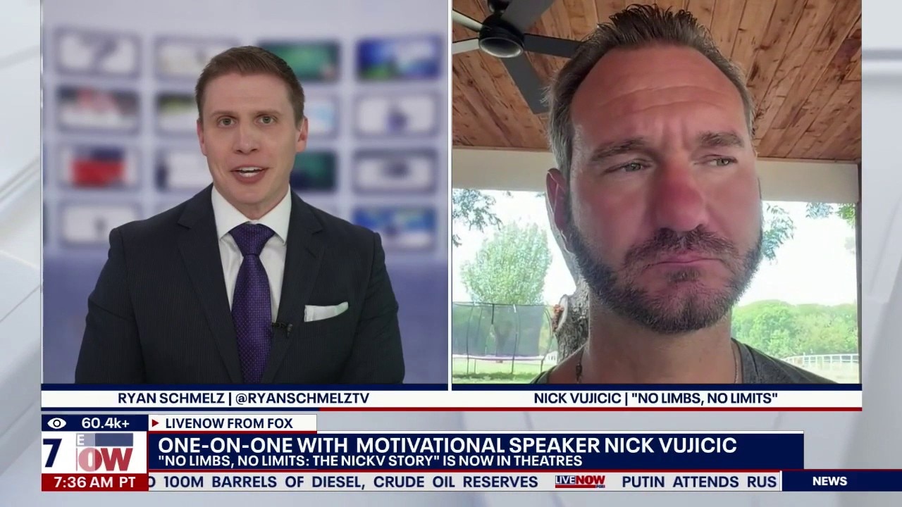 Motivational speaker Nick Vujicic joins LiveNOW