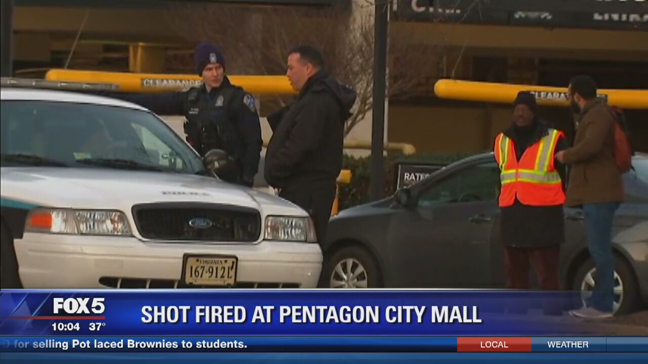 2 arrested after shot fired at Pentagon City Mall parking garage