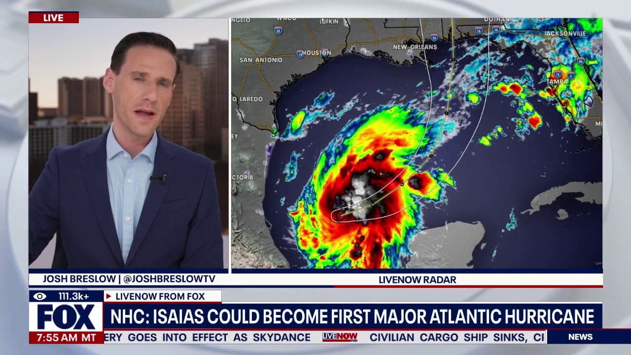 Isaias to become Atlantic's 1st major Hurricane