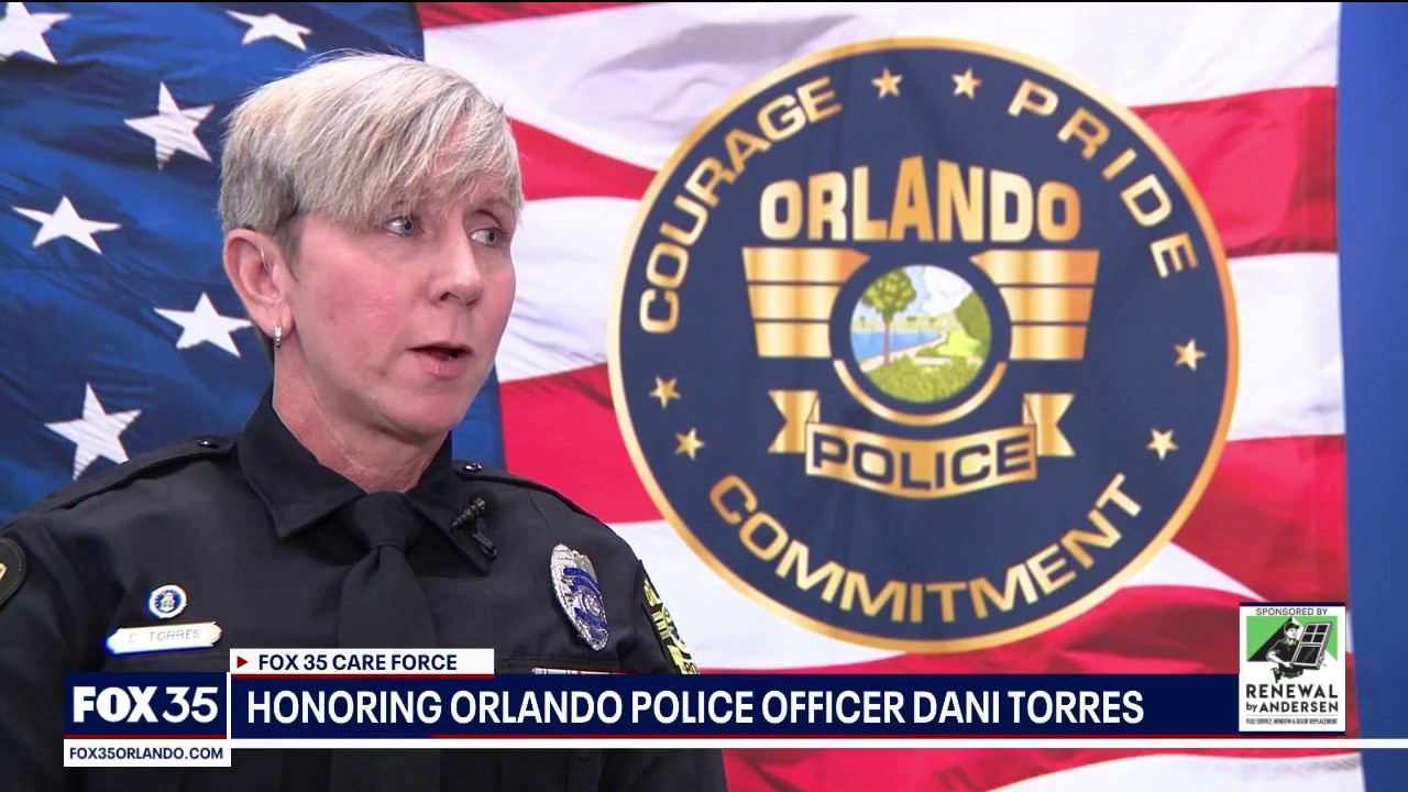 FOX 35 honors Orlando police officer Dani Torres with Care Force Award