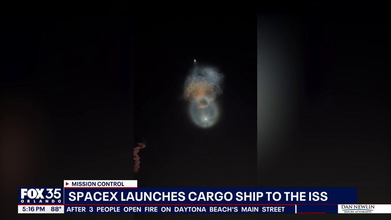 SpaceX launch creates 'space jellyfish' over Central Florida