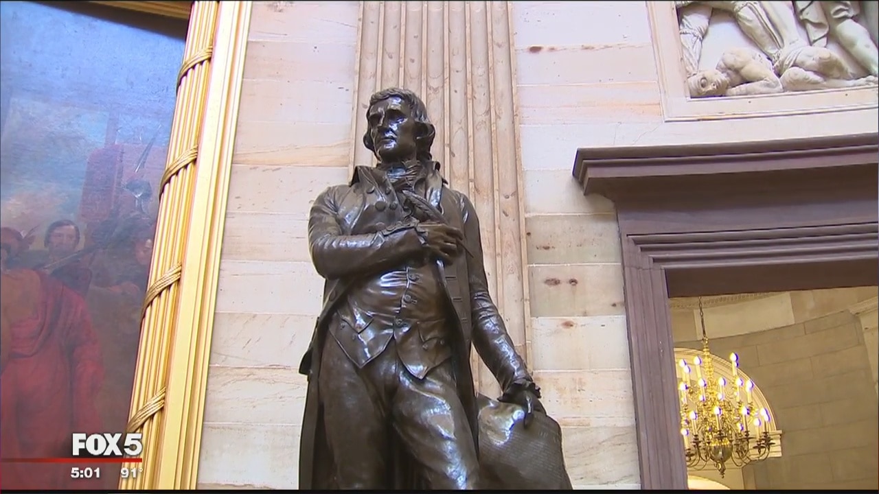 Calls for Confederate statues removal in the U.S. Capitol