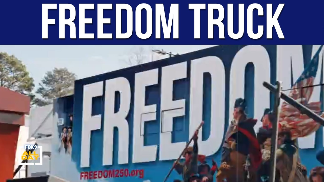 Freedom 250 mobile museum stops in Minnesota