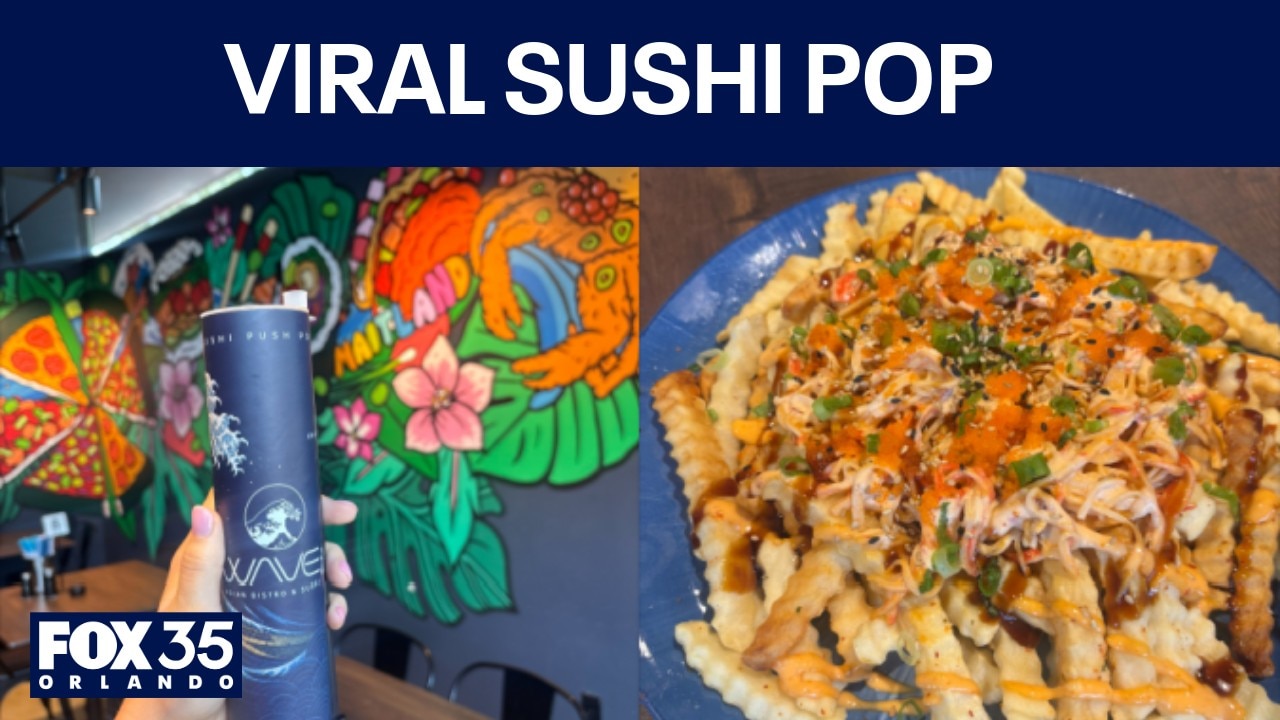 Viral Food Trend: WAVE Sushi in Maitland debuts $15 'sushi push pops'