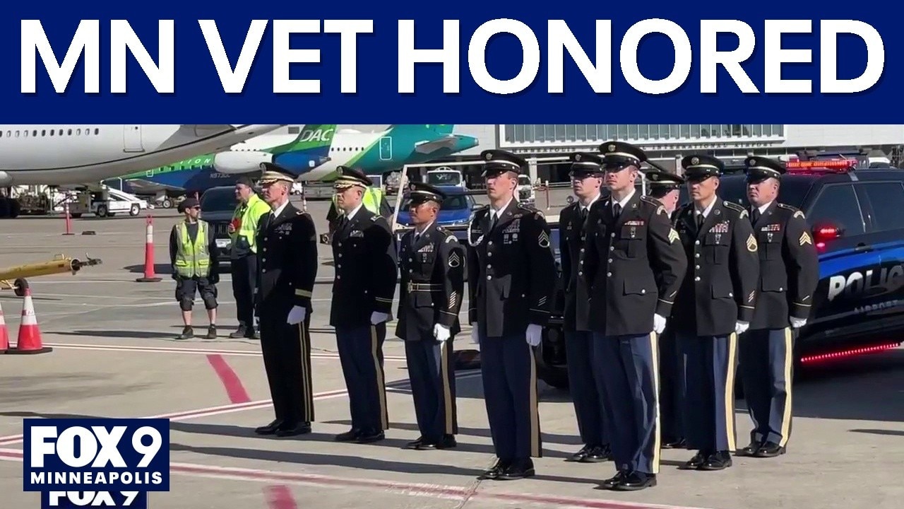 WWII vet brought back to Minnesota