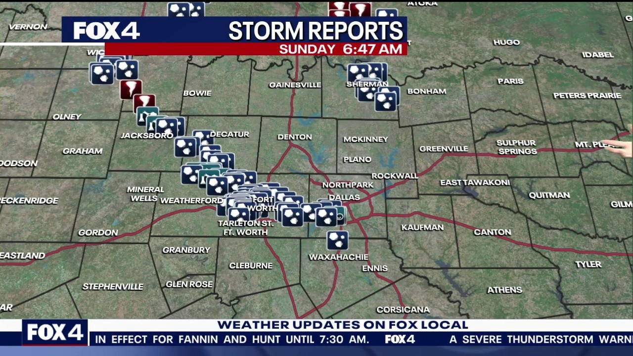 Dallas weather: April 26 morning forecast