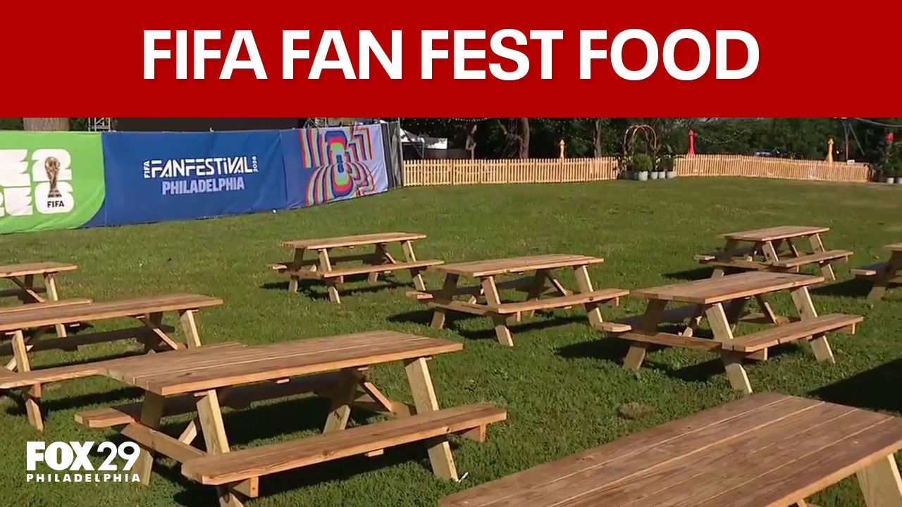Food at FIFA Fan Fest in Philadelphia
