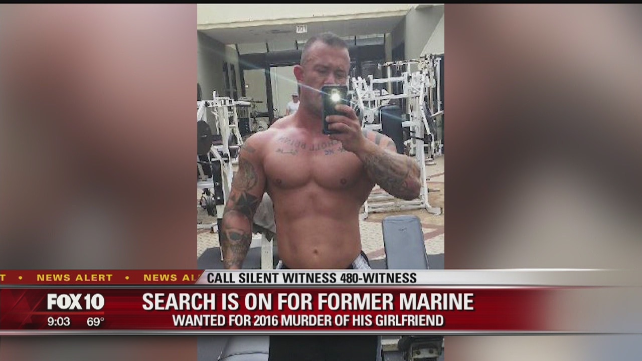 Ex-Marine wanted for murder of girlfriend
