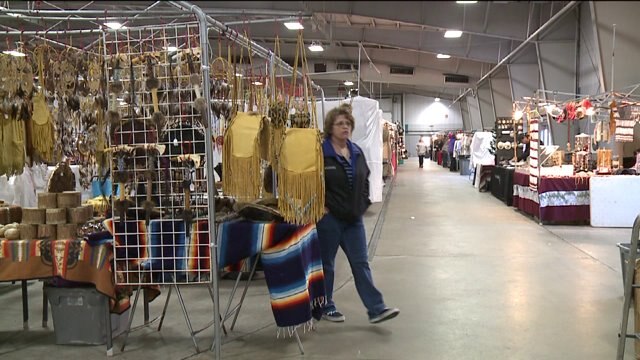 Native Americans celebrate the Solstice at Indian Summer Mid-Winter Pow Wow