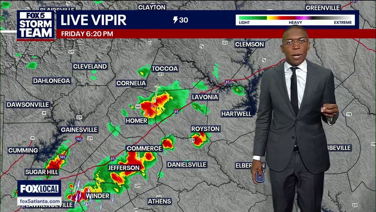 Friday evening weather forecast 
