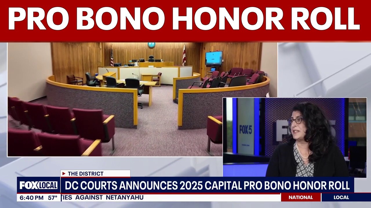 DC Courts announces 2025 Capital Pro Bono Honor Roll