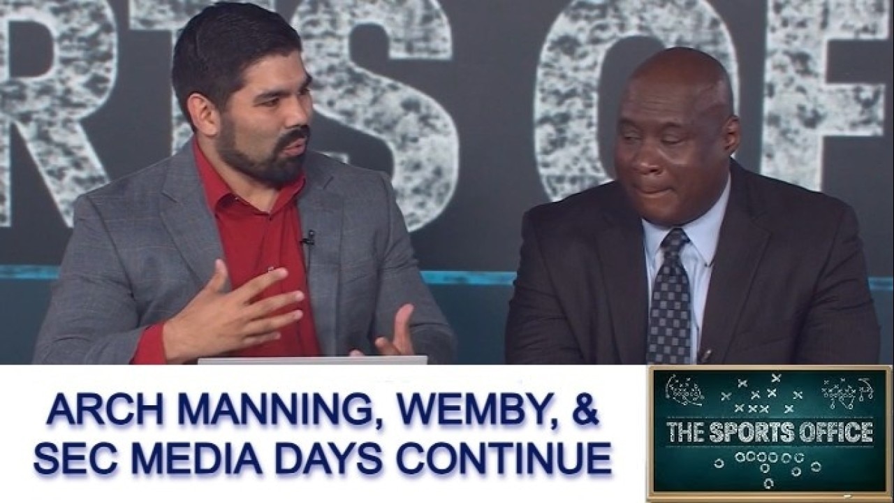 Sports Office 7-22-2026: Arch Manning Debate, Wemby 2K Cover & SEC Media Days
